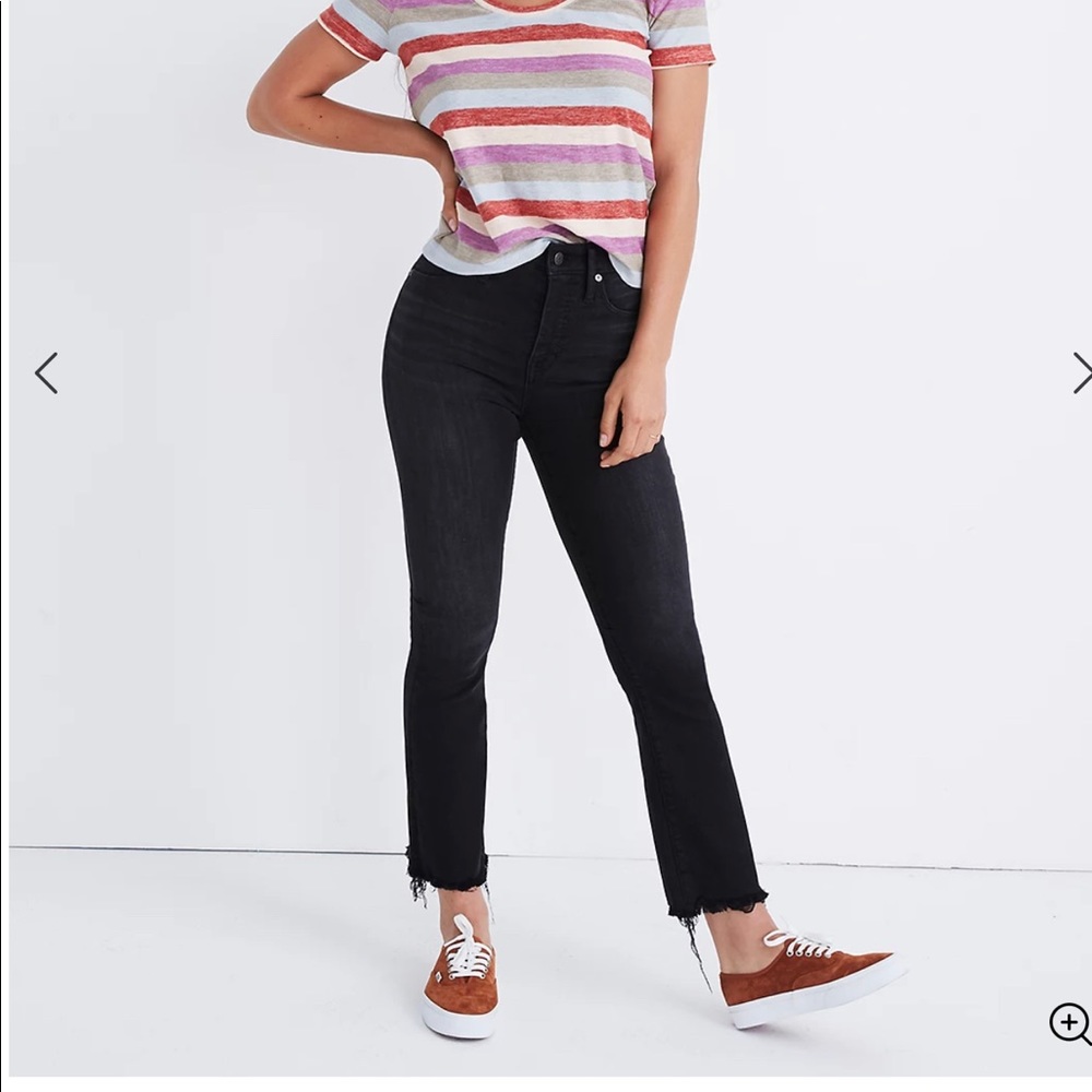 Madewell Cali Demi boot Jean in Berkeley wash